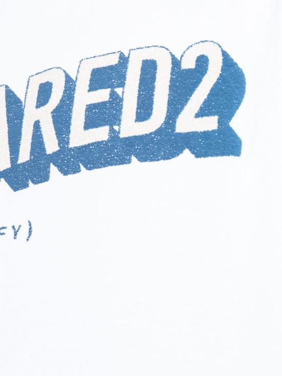 25FW 디스퀘어드2 반팔 티셔츠 S74GD1445 D20020100 White - DSQUARED2