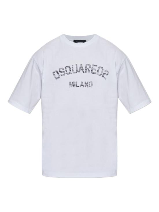 25FW 디스퀘어드2 반팔 티셔츠 S74GD1476 D20020961 White