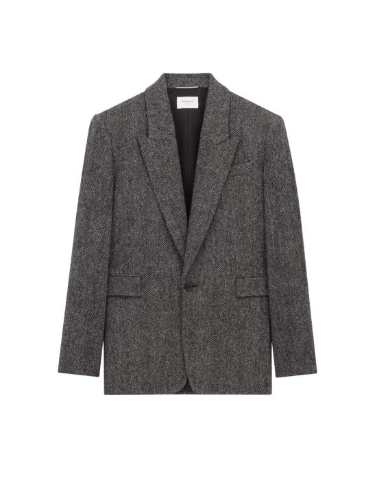 25FW 생로랑 수트 자켓 837196 Y3D061071 Grey