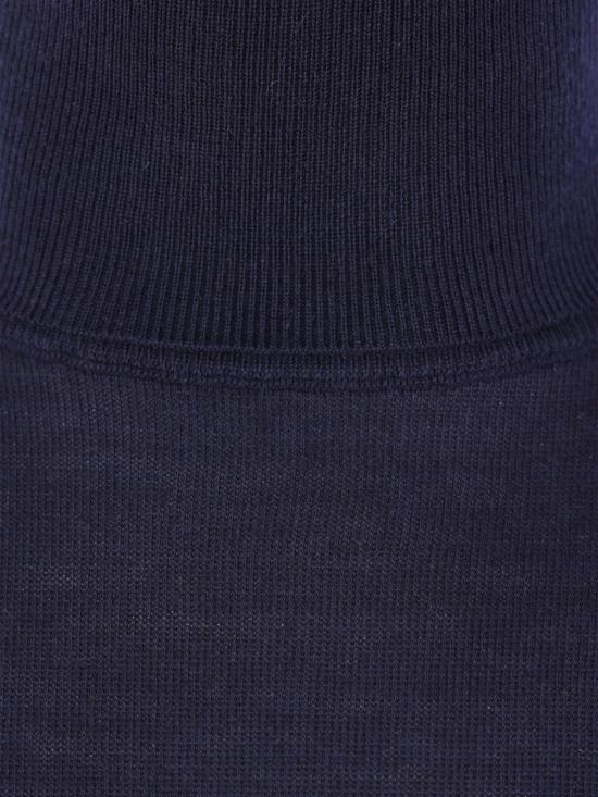 25FW 생로랑 캐시미어 울 실크 터틀넥 844617 YAPK24100 Blue - SAINT LAURENT