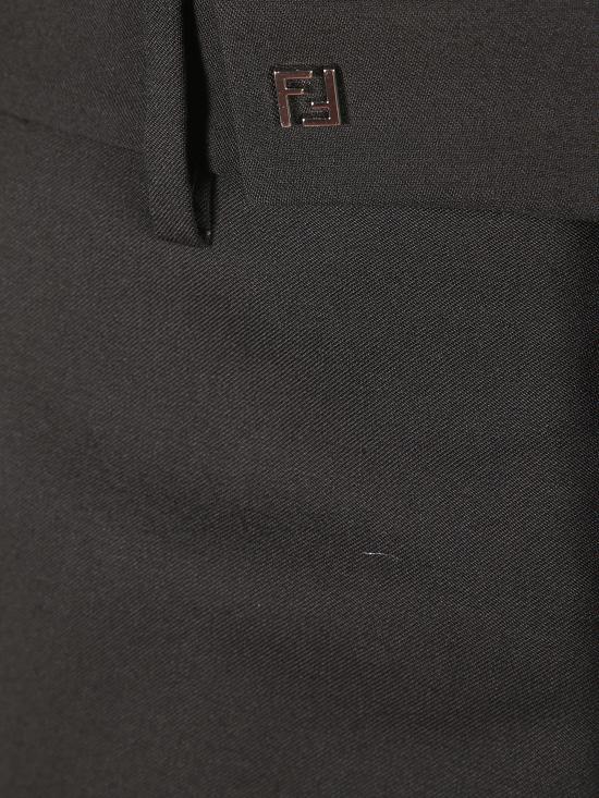 25FW 펜디 울 팬츠 FB1089 AU60F0QA1 BLACK - FENDI