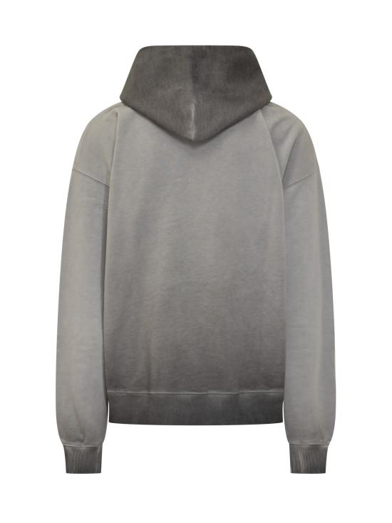 25FW 오프화이트 긴팔 티셔츠 OMBB085F25FLE00V 1212 DEGRADE BLACK - OFF WHITE