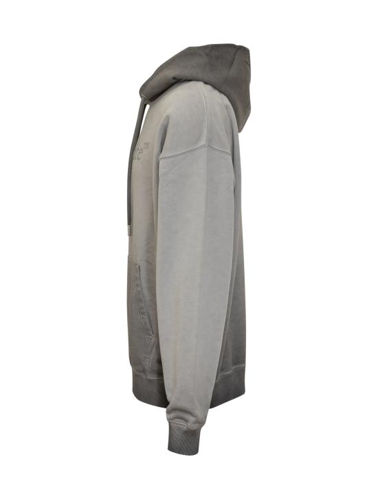 25FW 오프화이트 긴팔 티셔츠 OMBB085F25FLE00V 1212 DEGRADE BLACK - OFF WHITE