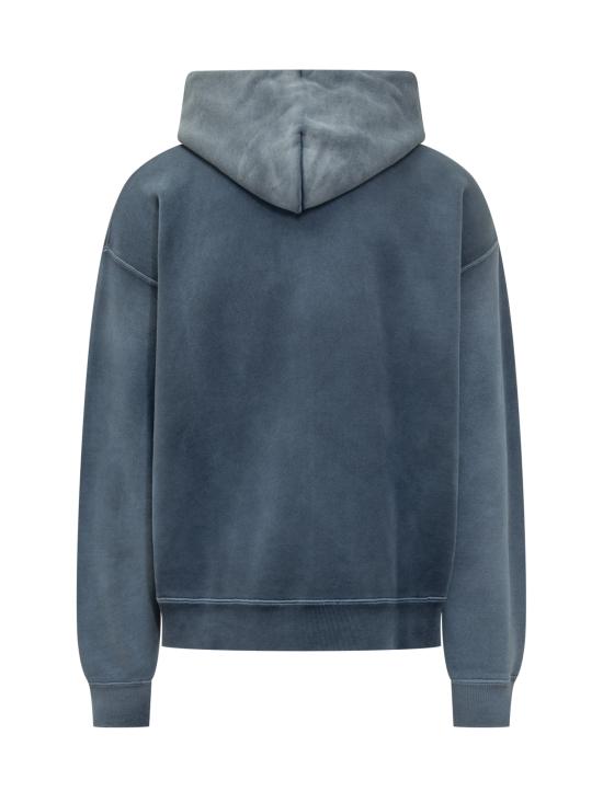 25FW 오프화이트 긴팔 티셔츠 OMBB085F25FLE00U 4343 VINTAGE DARK SAPPHIRE - OFF WHITE