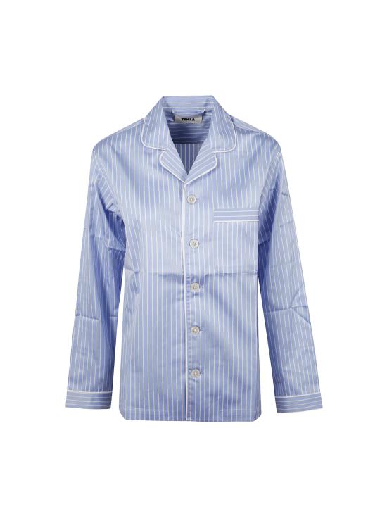 25FW 테클라 라운지 웨어 57400149SHIRT POLOSTRIPES Blue