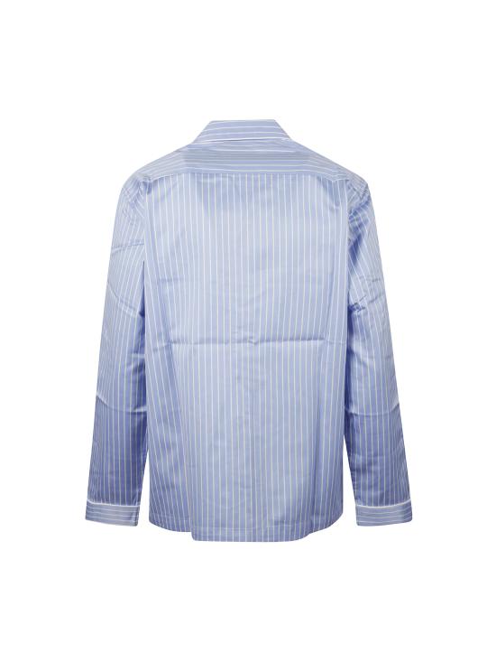 25FW 테클라 라운지 웨어 57400149SHIRT POLOSTRIPES Blue - TEKLA