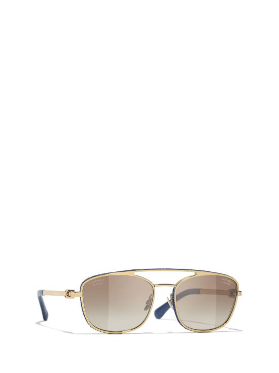 26FW 샤넬 선글라스 CH4290Q C488S9 GOLD - CHANEL