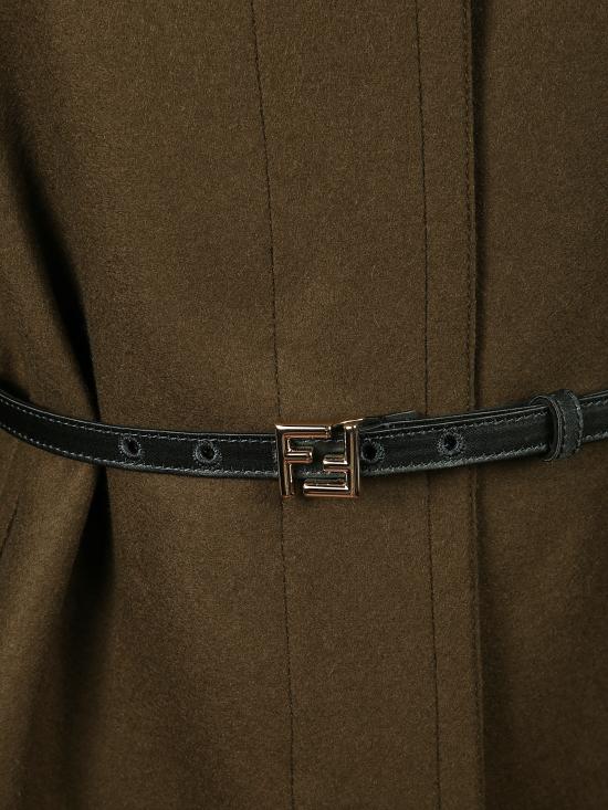 25FW 펜디 코트 FF6150 AJ0KF1T6G Green - FENDI