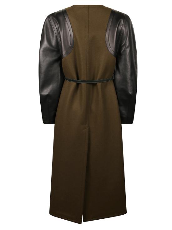 25FW 펜디 코트 FF6150 AJ0KF1T6G Green - FENDI