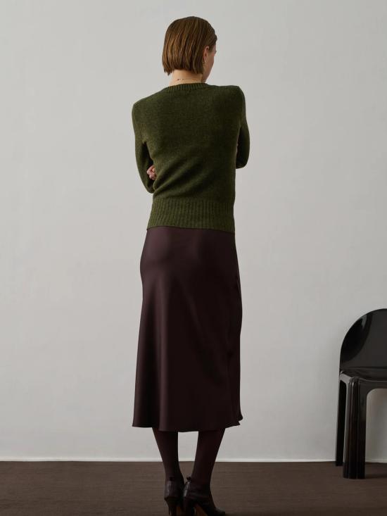 25FW 쉐르 숏 스커트 JUP0424FEVER VIO0519S Prune - SOEUR