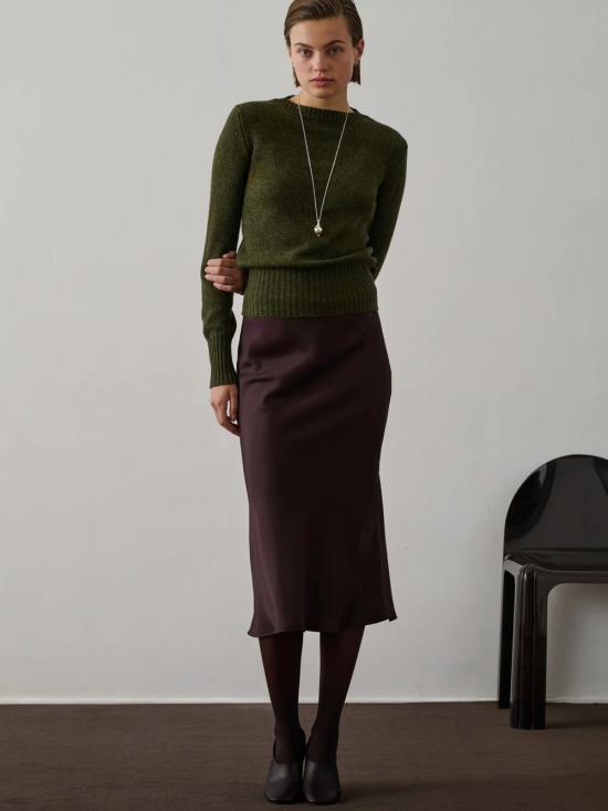 25FW 쉐르 숏 스커트 JUP0424FEVER VIO0519S Prune - SOEUR