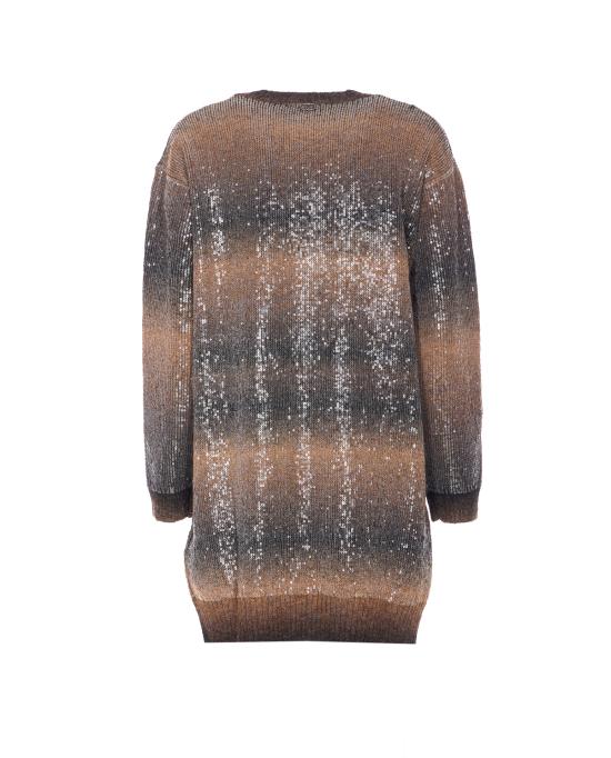 25FW 리우조 미디 원피스 MF5488MA14R S9472 Brown - LIU JO