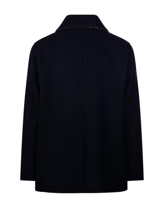 25FW 버버리 울 피코트 8115005 A1222 NAVY - BURBERRY