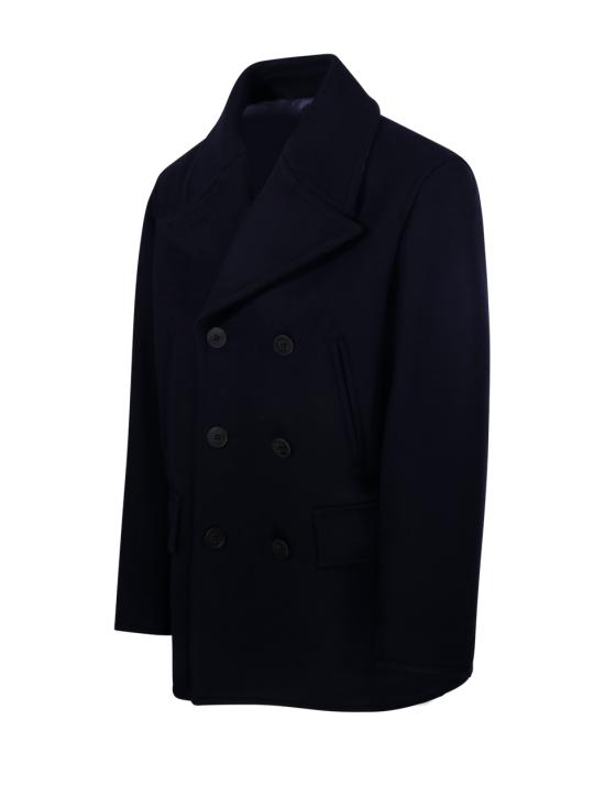 25FW 버버리 울 피코트 8115005 A1222 NAVY - BURBERRY