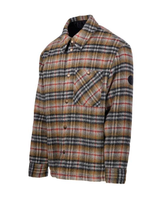 25FW 버버리 체크 울 오버셔츠 8110913 B1001 BEIGE IP CHECK - BURBERRY
