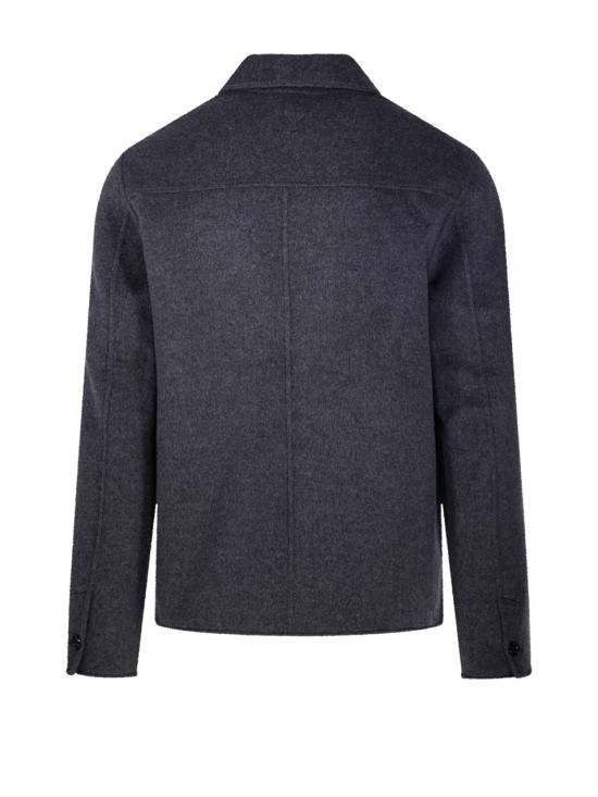 25FW 아미 플란넬 자켓 HJK844 WV0022 055 HEATHER GREY - AMI