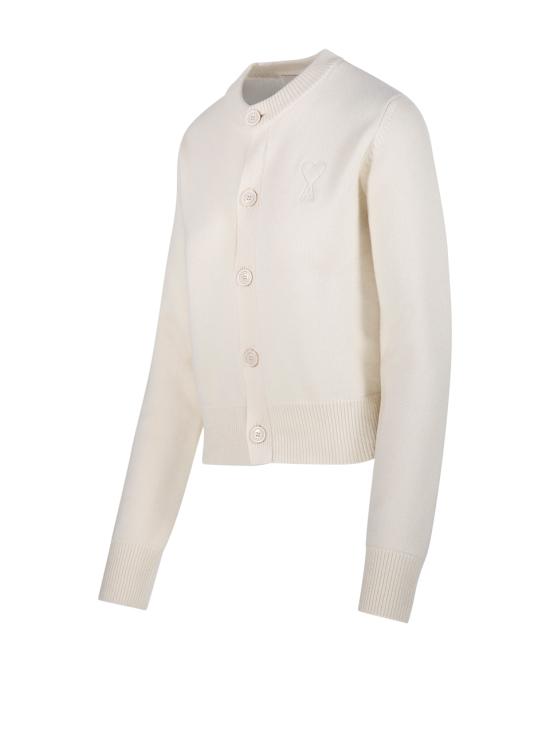 25FW 아미 가디건 FKC171KN0071185 IVORY DOM - AMI