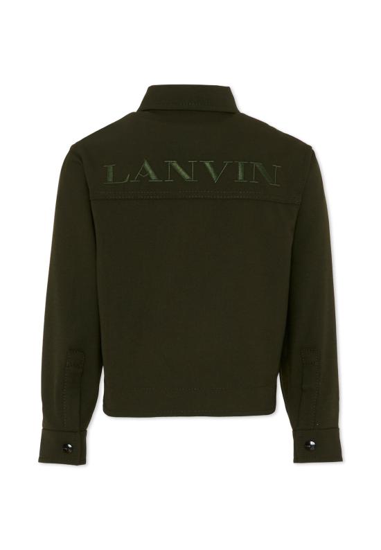 25FW [키즈] 랑방 셔츠 N30258 U60 GREEN - LANVIN