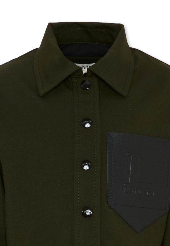 25FW [키즈] 랑방 셔츠 N30258 U60 GREEN - LANVIN