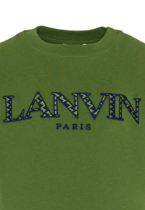 25FW [키즈] 랑방 티셔츠 N30283 625 GREEN - LANVIN