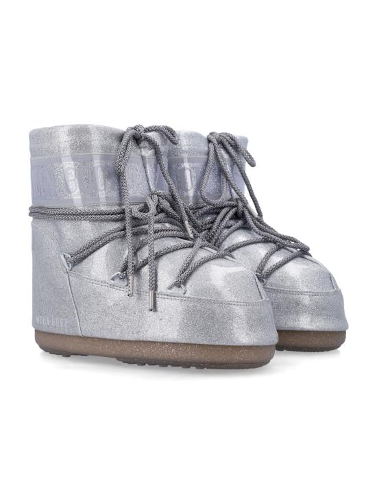 25FW [키즈] 문부츠 아이콘 나일론 로우 부츠 80D1409440K H001 Argento - MOON BOOT