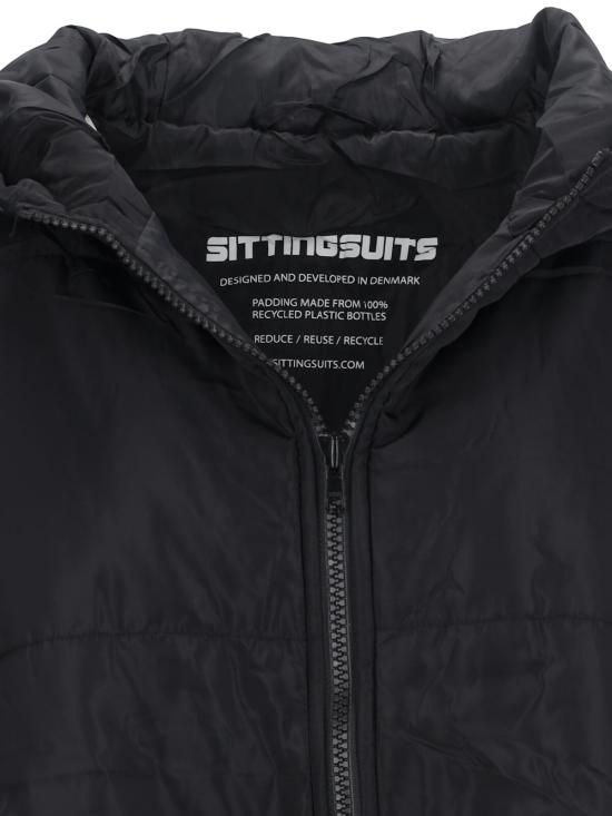 25FW 시팅수트 코트 90110 01 00 BLACK Black - SITTINGSUITS