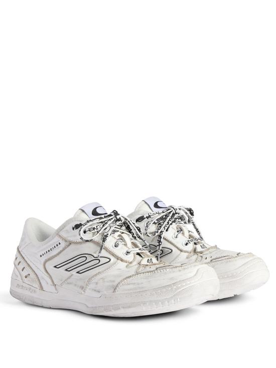 25FW 발렌시아가 햄튼스 미디움 원 아웃 스니커즈 841763 WCURS 9000 WHITE - BALENCIAGA