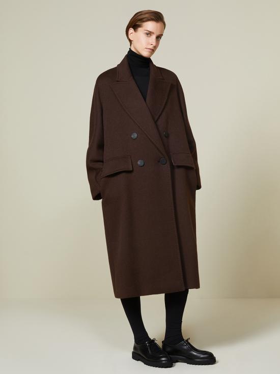 25FW 막스마라 코트 ANGUS 001 MARRONE - MAX MARA
