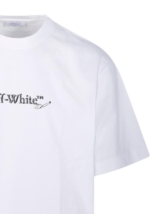 25FW 오프화이트 탑 OMAA120F25 JER00C 0110 WHITE BLACK - OFF WHITE