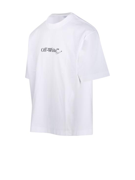 25FW 오프화이트 탑 OMAA120F25 JER00C 0110 WHITE BLACK - OFF WHITE