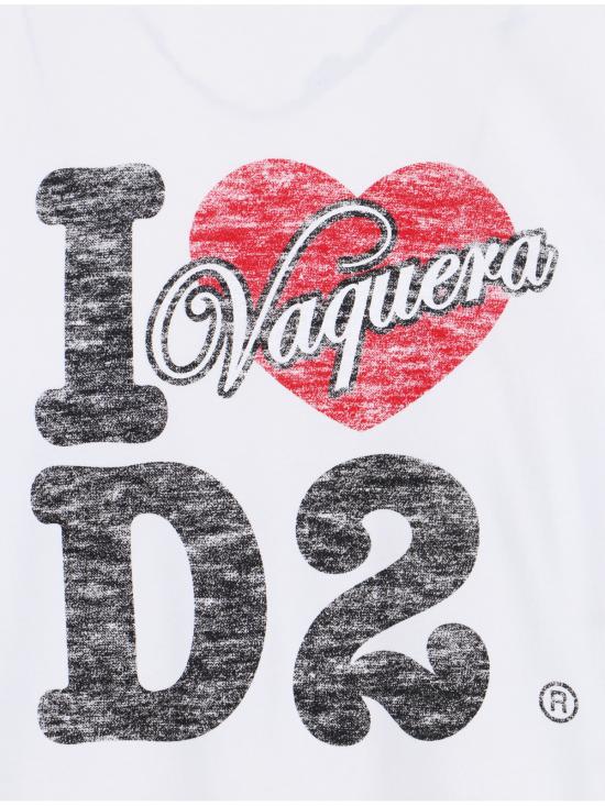 25FW 디스퀘어드2 반팔 티셔츠 S71GD1599 D20020 100 White - DSQUARED2