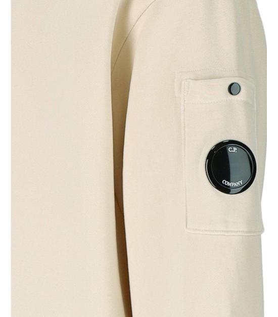 25FW 씨피 컴퍼니 스웨터 19CMSS059A 006372G 402 S White - C.P. COMPANY