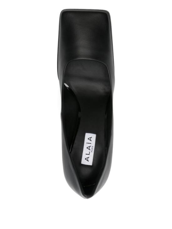 25FW 알라이아 힐/펌프스 AA3E1006I049 999 Black - ALAIA