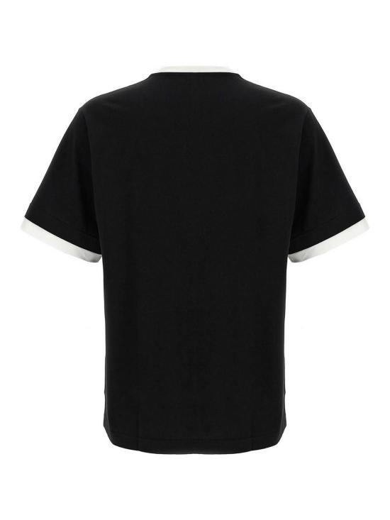 25FW 돌체앤가바나 프린트 자수 코튼 티셔츠 G8ST2ZG7O9TN0000 Black - DOLCE & GABBANA