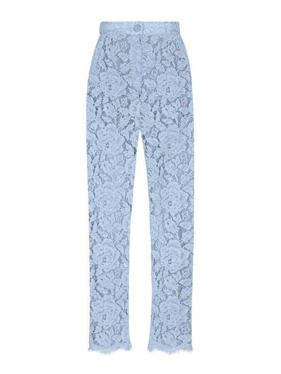 25SS 돌체앤가바나 스트레이트 팬츠 FTAM2THLM7LF3981 Light Blue