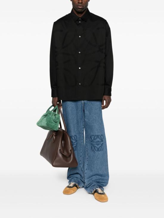 25FW 로에베 셔츠 H526Y05WEO 1100 Black - LOEWE