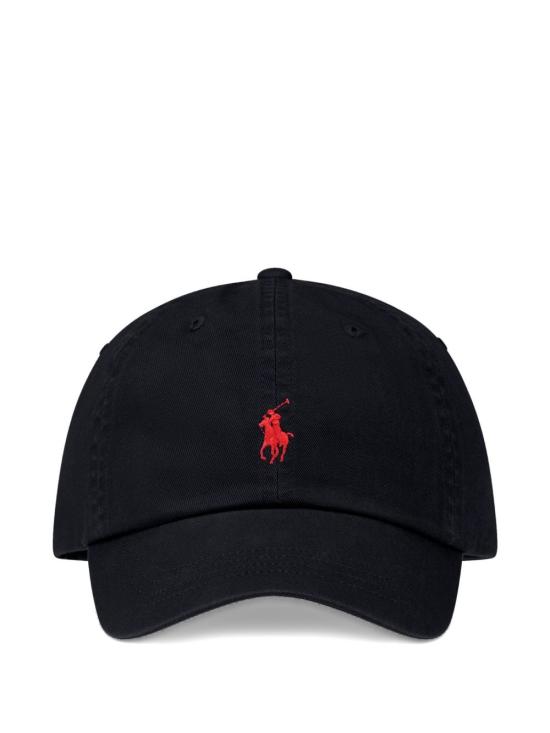 25FW 폴로 랄프로렌 포니 자수 치노 볼캡 포니 로고 자수  211912843019 POLO BLACK DOM