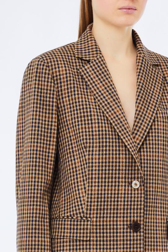 25FW 리우조 자켓 MF5158T4335 P9002 bianco beige - LIU JO