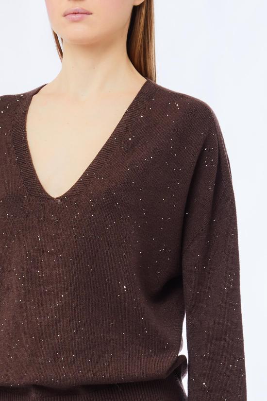 25FW 리우조 스웨터 MF5233MA27R A4367 cioccolato - LIU JO