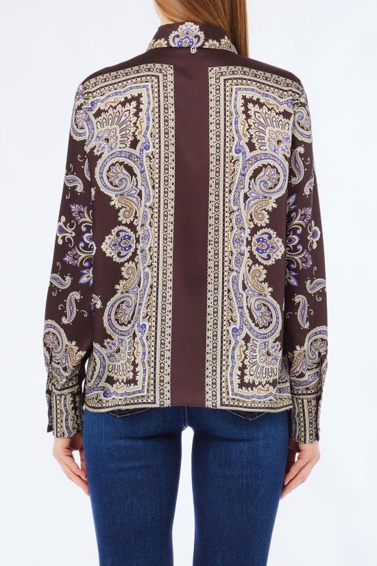 25FW 리우조 셔츠 MF5393TS117 P9141 nero bianco - LIU JO