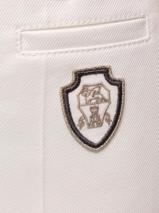 25SS 브루넬로 쿠치넬리 스트레이트 팬츠 MA126P8869C1542 White - BRUNELLO CUCINELLI