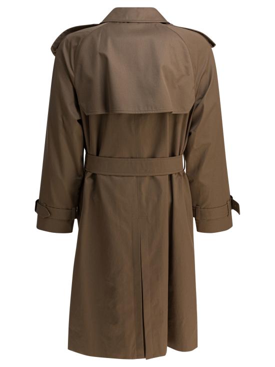 25FW 버버리 롱 개버딘 체스트우드 트렌치코트 8113612 Brown - BURBERRY