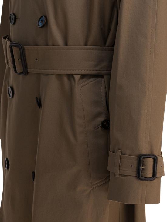 25FW 버버리 롱 개버딘 체스트우드 트렌치코트 8113612 Brown - BURBERRY