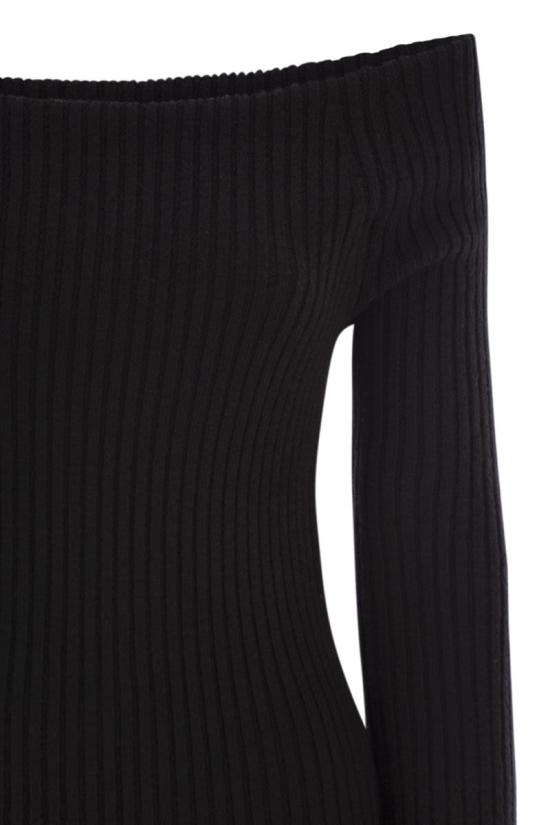 25FW 막스마라 미디 원피스 2521326203600 007 BLACK - MAX MARA