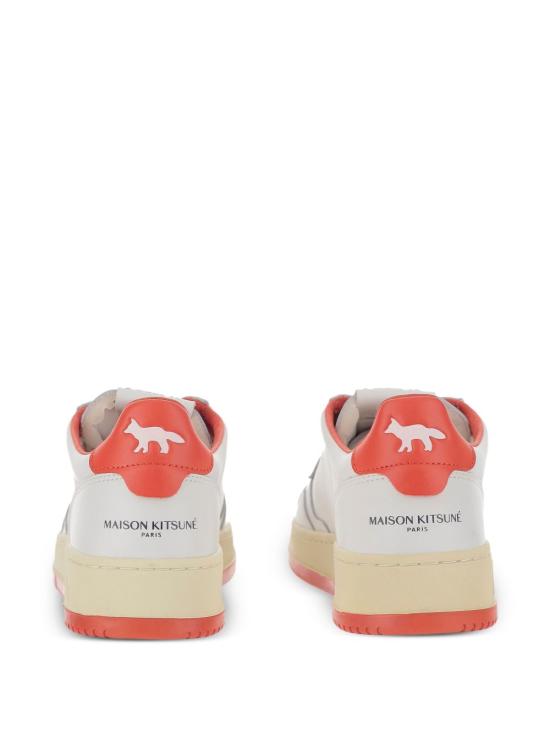 25FW 오트리 X 메종키츠네 스니커즈 AULMMK02 WHITE RED - AUTRY X MAISON KITSUNE