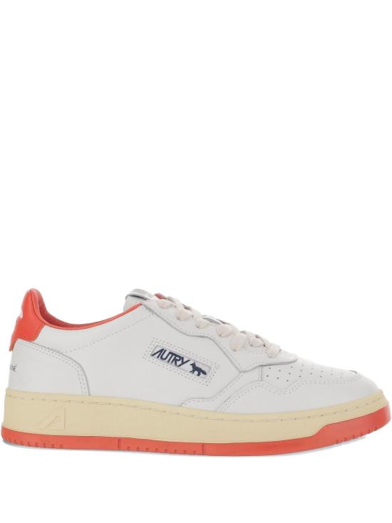 25FW 오트리 X 메종키츠네 스니커즈 AULMMK02 WHITE RED
