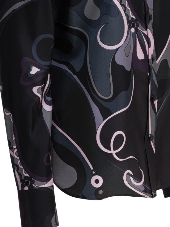 25FW 에밀리오푸치 셔츠 5URJ085U731016 BLACK - EMILIO PUCCI