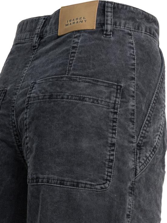 25FW 이자벨마랑에뚜왈 스트레이트 팬츠 25APA0563FAC1G02E01VB BLACK - ISABEL MARANT ETOILE