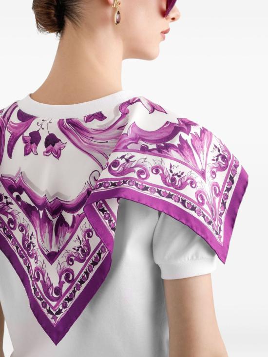 25FW 돌체앤가바나 반팔 티셔츠 F8V73TGDDCEW0800 WHITE - DOLCE & GABBANA