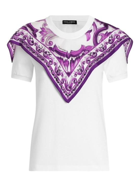 25FW 돌체앤가바나 반팔 티셔츠 F8V73TGDDCEW0800 WHITE